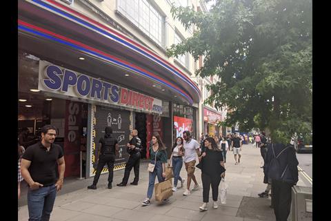 Sports Direct Oxford Street reopening